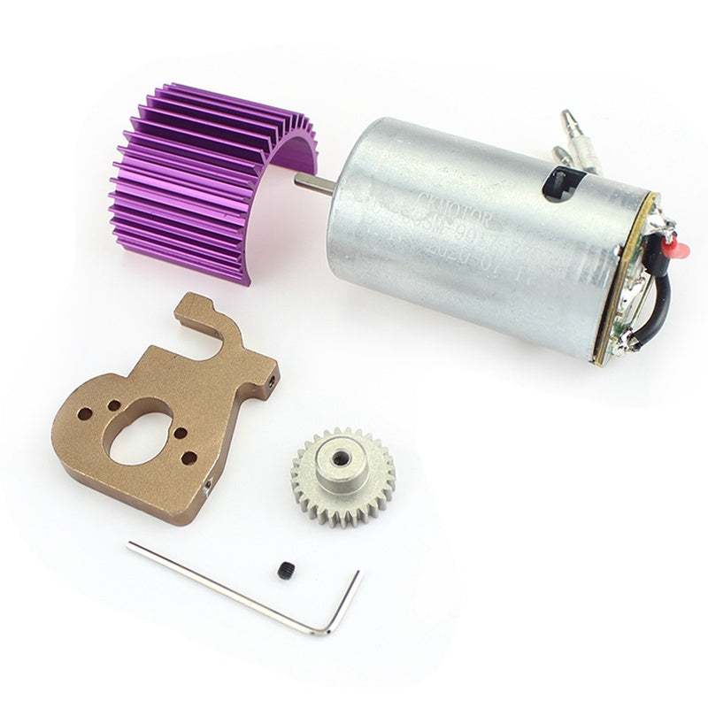 JMT-294154 Motor Heat Sink and Gear Seat for 124018 Remote Control Cars - Red/Blue/Purple Options Available