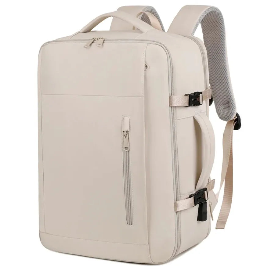 JMT-294410 Custom Logo Waterproof Laptop Backpack with USB Charging for Men and Women - 17 Inches, Nylon Material