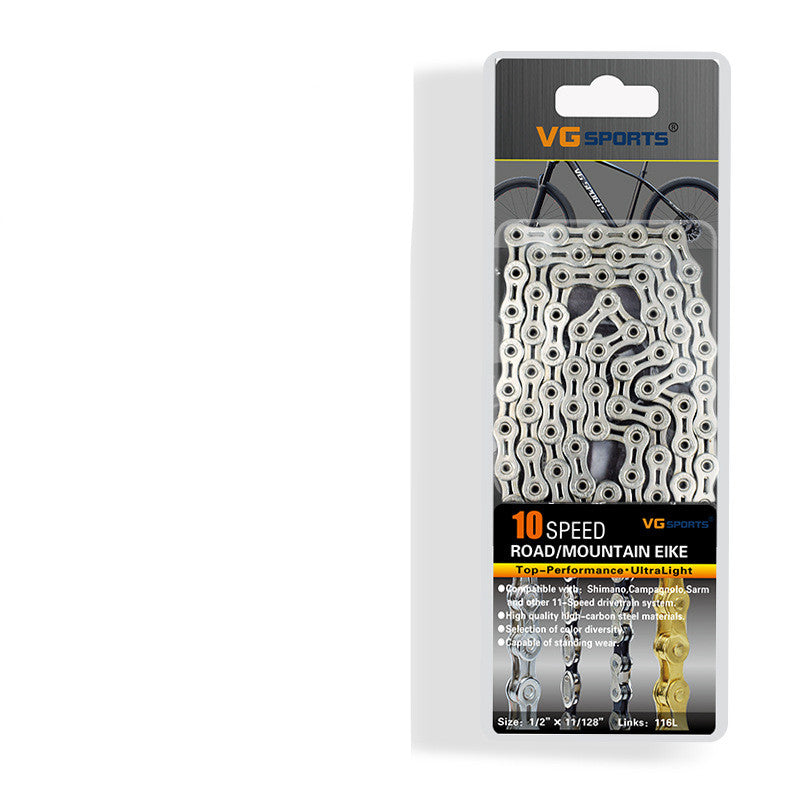 JMT-294538 Golden Colorful Hollow Variable Speed Road Bike Chain