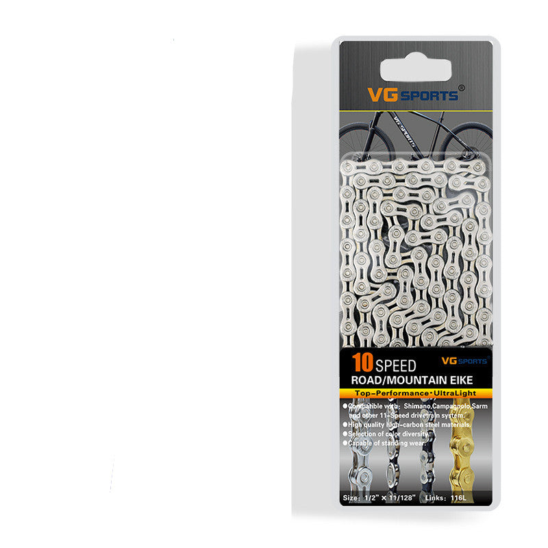 JMT-294538 Golden Colorful Hollow Variable Speed Road Bike Chain