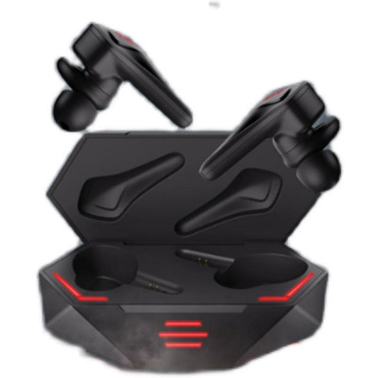 JMT-294666 Red Magic TWS Wireless Gaming Earbuds - Bluetooth 5.0, IPX5 Waterproof, In-Ear Design, 50m Range, Black