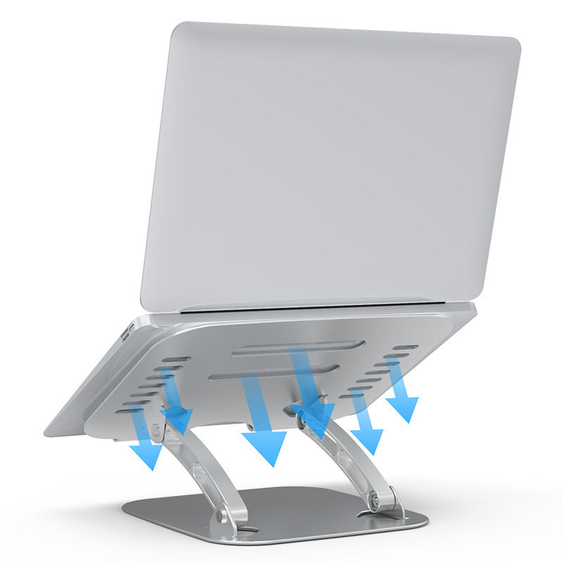 JMT-294858 All Aluminum Alloy Laptop Lifting Stand - Universal Design for Maximum Comfort and Ergonomic Support