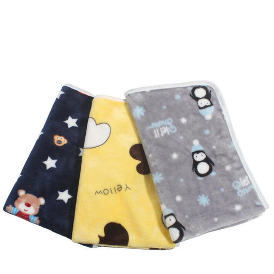 JMT-295306 Cozy Coral Fleece Blanket Kennel Pad - Available in Multiple Colors and Sizes