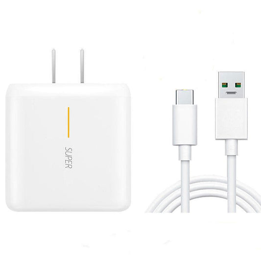 JMT-295690 High-Speed 65W Charger with 1m Type-C Cable for Oppo Reno Ace2, Realme X57 Pro, Reno 4 Pro