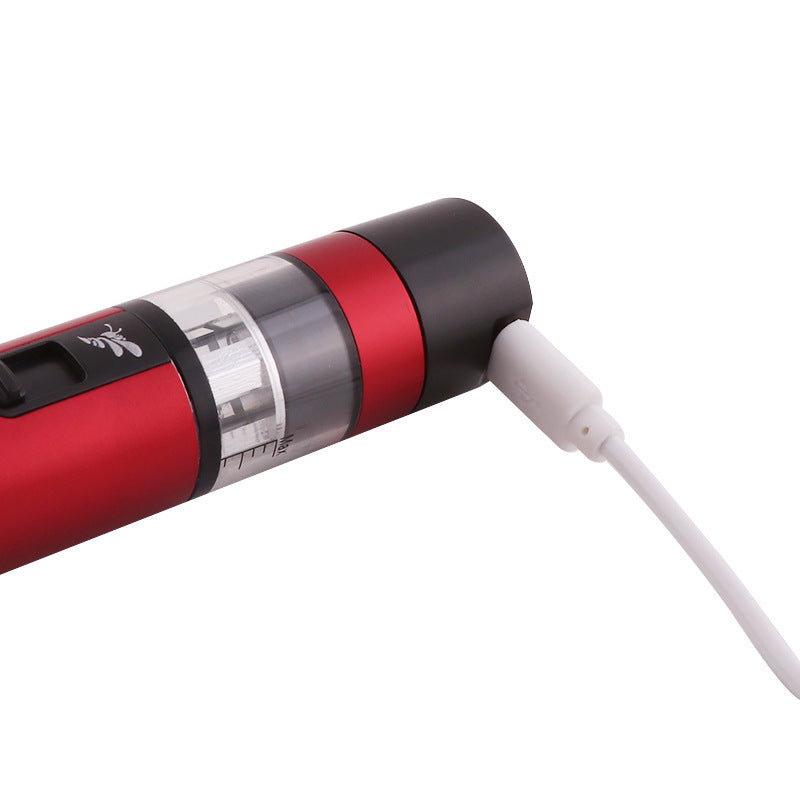 JMT-295946 Rechargeable Aluminum Alloy Electric Grinder with Gift Box - Windproof Design, Available in Multiple Colors
