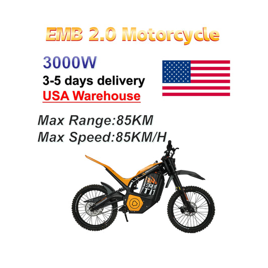 JMT-296074 Powerful 3000W 72V Electric Dirt Bike for Adults - Off-Road Performance Dirt Bike , Top Speed 27.9 mph