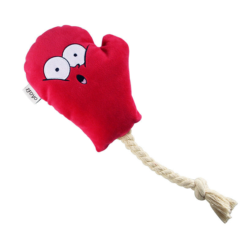 JMT-296138 Durable Plush Dog and Cat Toy Set - Boredom-Busting Sounding Toys in Fun Styles