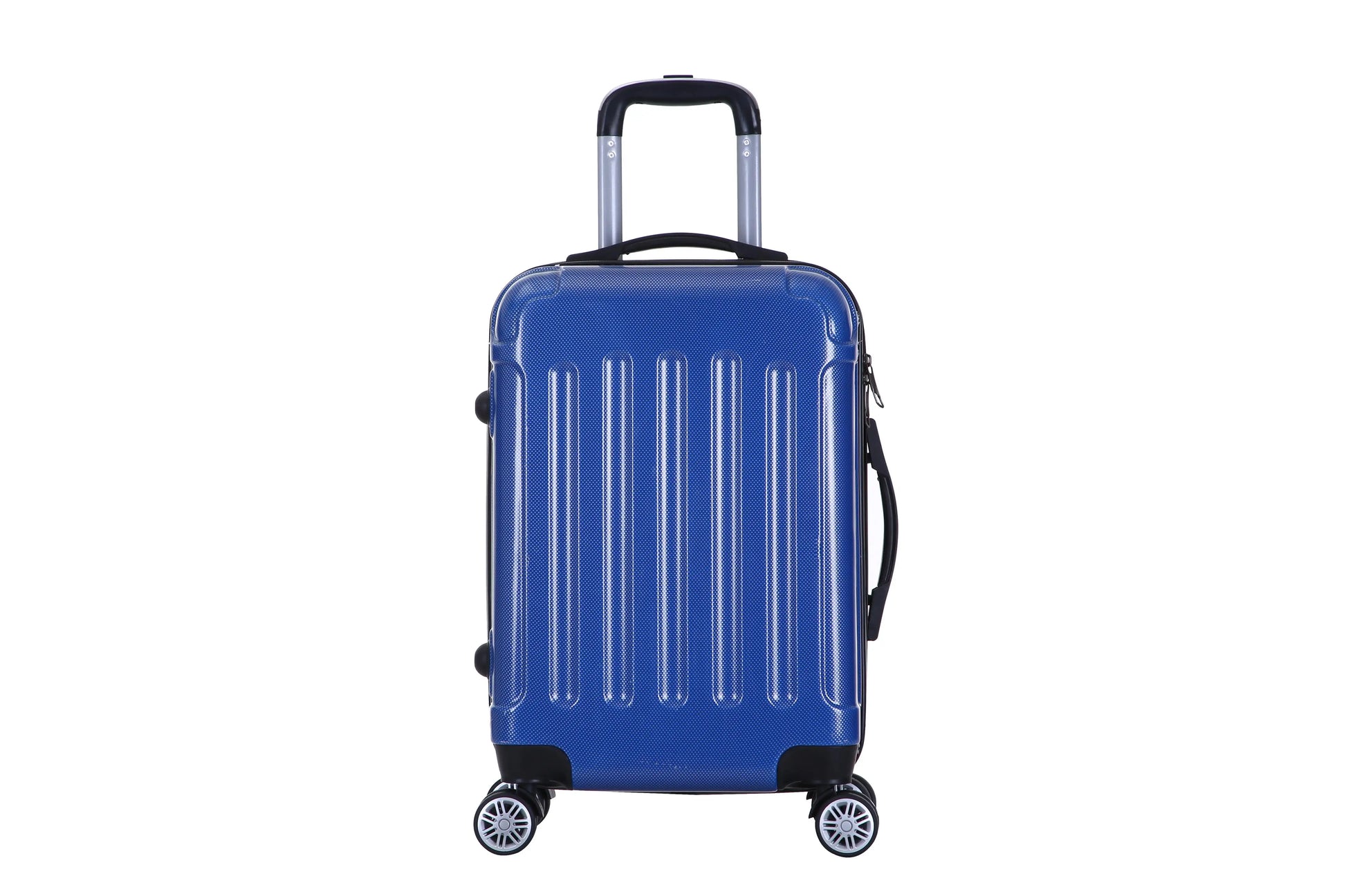 JMT-296202 3-Piece White Trolley Luggage Set with 4 Wheels - ABS and PC Material Travel Bags