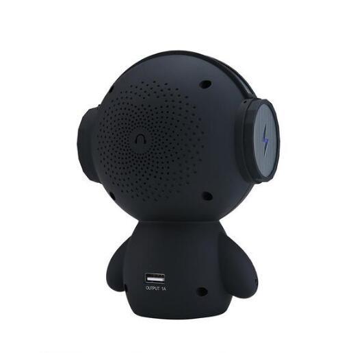 JMT-296330 Cute Mini Bluetooth Robot Speaker with 15-Hour Playtime, 5W Output Power, and 16GB Storage