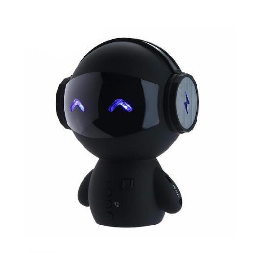JMT-296330 Cute Mini Bluetooth Robot Speaker with 15-Hour Playtime, 5W Output Power, and 16GB Storage