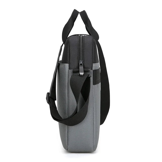 JMT-296970 Versatile Oxford Material Laptop Briefcase with Crossbody Strap for Business Use