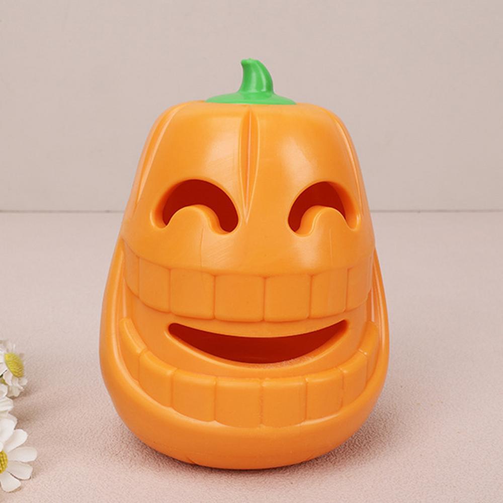JMT-297290 Indestructible Pumpkin-Shaped Chew Toy for Aggressive Dogs - Durable TPR Material Interactive Playtime