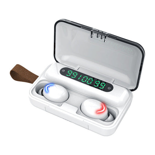 JMT-297290 Wireless Binaural Bluetooth Headset with Power Display, NFC, and Voice Control - Touch F9 TWS 5.0, Multiple Color Options Available