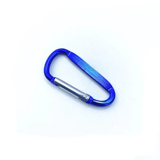 JMT-297354 Custom Logo D-Shape Flat Aluminum Alloy Carabiner Buckle - Model DSK003, 48.9mm to 73.3mm Sizes Available