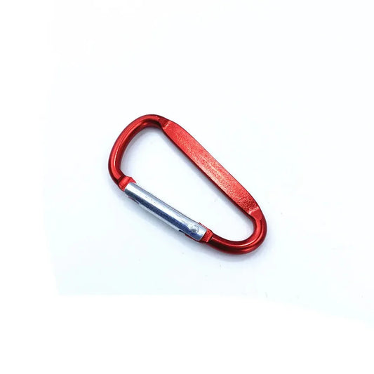 JMT-297354 Custom Logo D-Shape Flat Aluminum Alloy Carabiner Buckle - Model DSK003, 48.9mm to 73.3mm Sizes Available