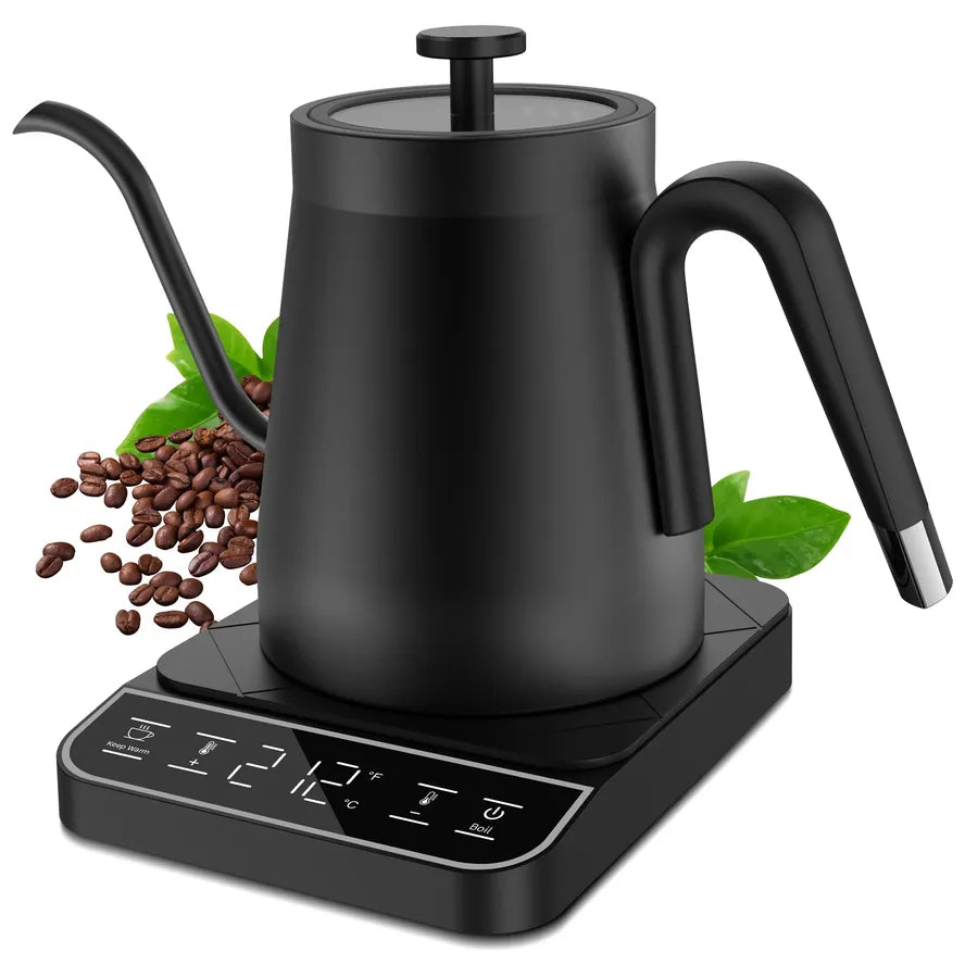 JMT-297418 Smart Gooseneck Electric Kettle for Precision Brewing - Mini Coffee and Tea Water Boiler
