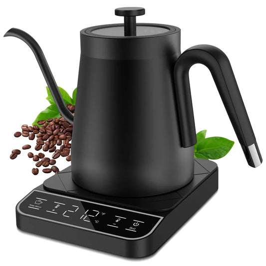 JMT-297418 Smart Gooseneck Electric Kettle for Precision Brewing - Mini Coffee and Tea Water Boiler