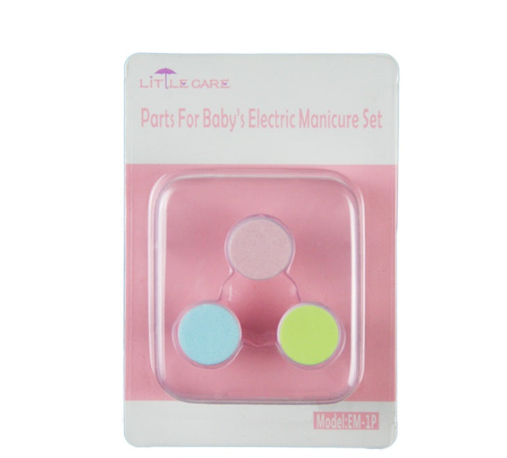 JMT-297610 Electric Nail File Replacement Set - 3 Grinding Heads for Precision Nail Care