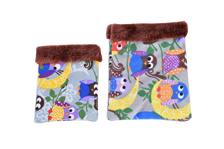 JMT-297802 Warm Canvas Sleeping Bag for Small Pets, Ideal for Hamsters and Sugar Gliders