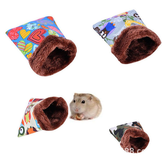 JMT-297802 Warm Canvas Sleeping Bag for Small Pets, Ideal for Hamsters and Sugar Gliders