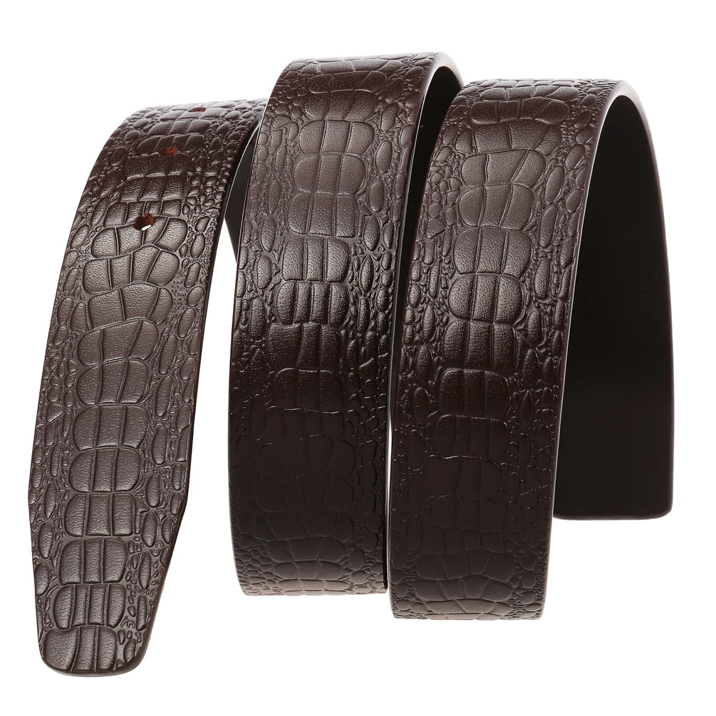 JMT-298058 Men's Perforated Leather Belt - Style LY34-3718