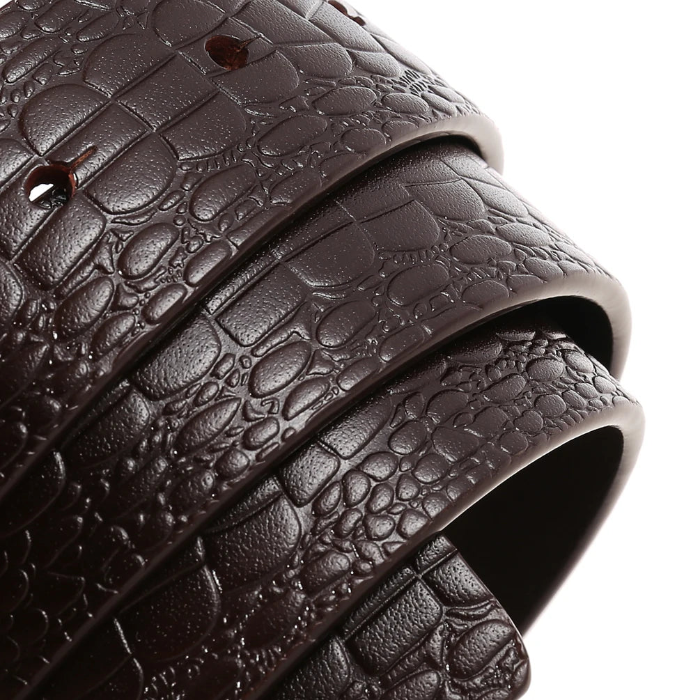 JMT-298058 Men's Perforated Leather Belt - Style LY34-3718