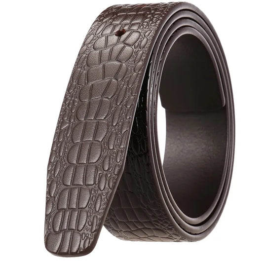 JMT-298058 Men's Perforated Leather Belt - Style LY34-3718