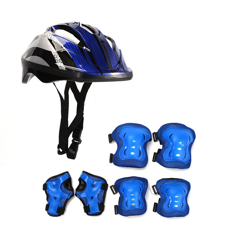 JMT-298378 Protective Gear Set for Roller Skating - Helmet, Knee Pads, and Elbow Pads