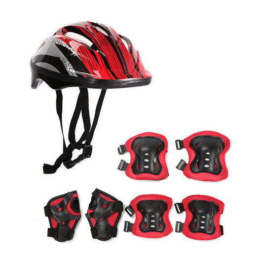 JMT-298378 Protective Gear Set for Roller Skating - Helmet, Knee Pads, and Elbow Pads