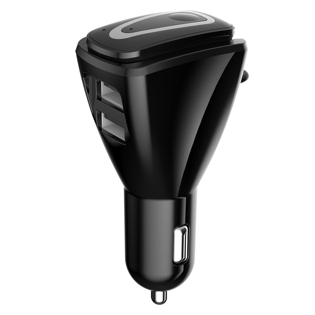 JMT-298442 Wireless Bluetooth Headset with Dual USB Charging Compartment for Cars