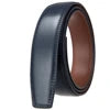 JMT-299210 Automatic Buckle Two-Layer Leather Belt for Men