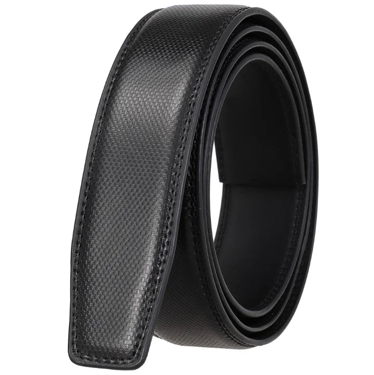 JMT-299210 Automatic Buckle Two-Layer Leather Belt for Men