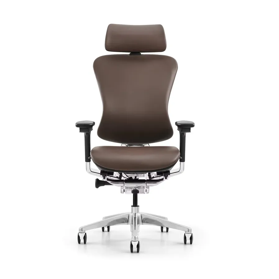 JMT-299210 Ergonomic High Back Genuine Leather Office Executive Swivel Chair