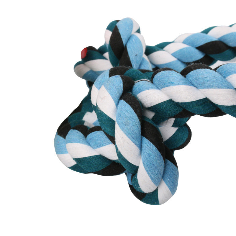JMT-299594 Cotton Rope Knot Toy for Dogs - 90cm Length, 3cm Diameter, Durable Pet Chew Toy