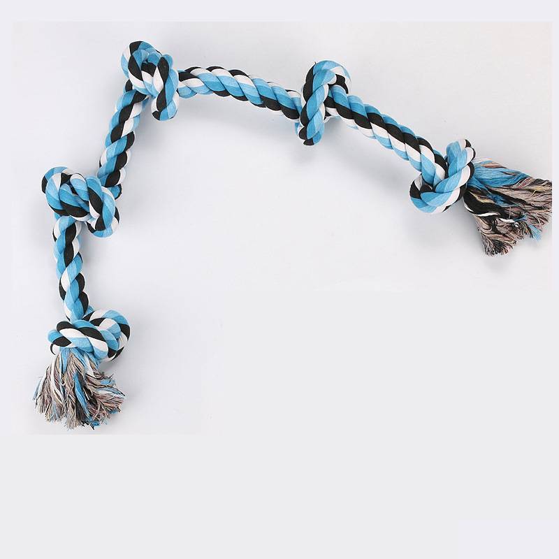 JMT-299594 Cotton Rope Knot Toy for Dogs - 90cm Length, 3cm Diameter, Durable Pet Chew Toy