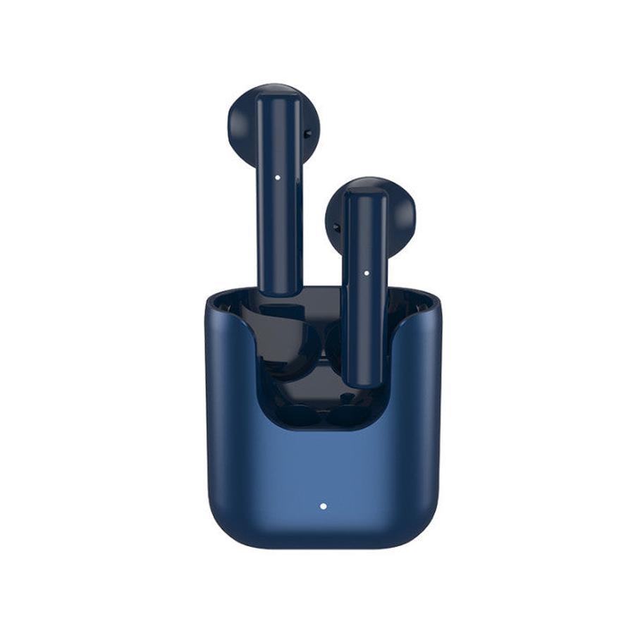 JMT-299594 Wireless Bluetooth Semi-In-Ear Headset for Sports and Running with Battery Display and Voice Control - Blue