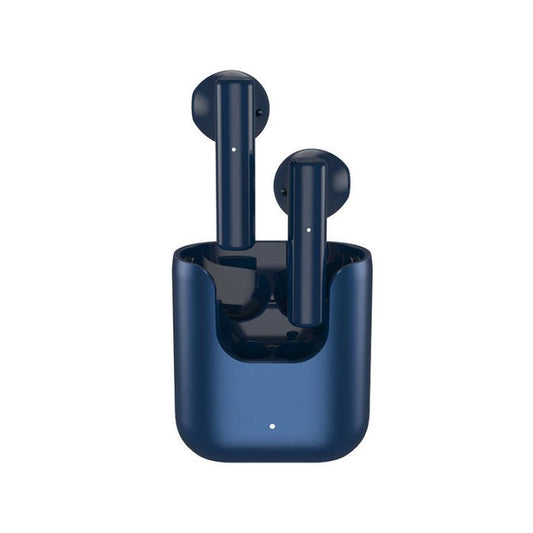 JMT-299594 Wireless Bluetooth Semi-In-Ear Headset for Sports and Running with Battery Display and Voice Control - Blue