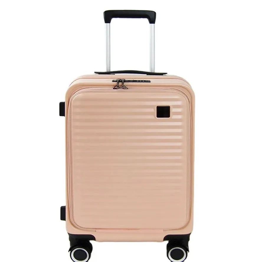 JMT-299722 Unisex Large Travel Luggage Suitcase with Contemporary Design and Functional Features