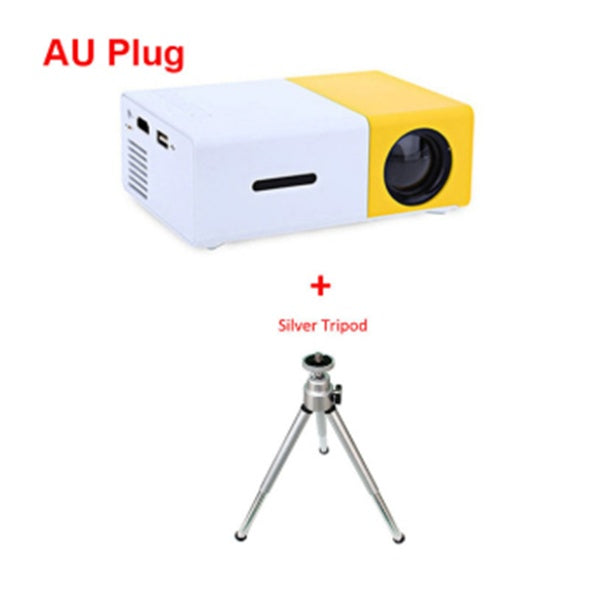 JMT-299786 1080P LED Mini High-Definition Projector with Portable Design and Built-in Speaker