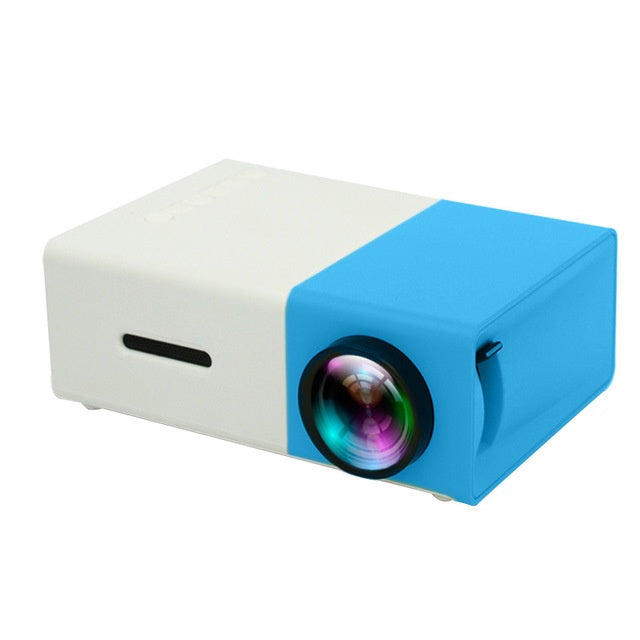 JMT-299786 1080P LED Mini High-Definition Projector with Portable Design and Built-in Speaker