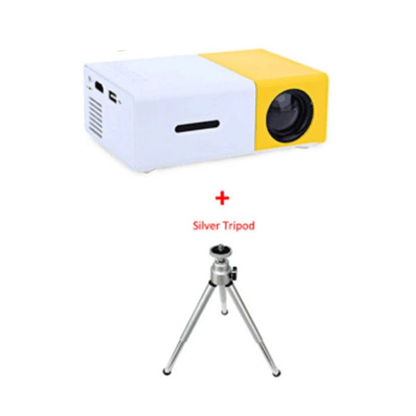 JMT-299786 1080P LED Mini High-Definition Projector with Portable Design and Built-in Speaker