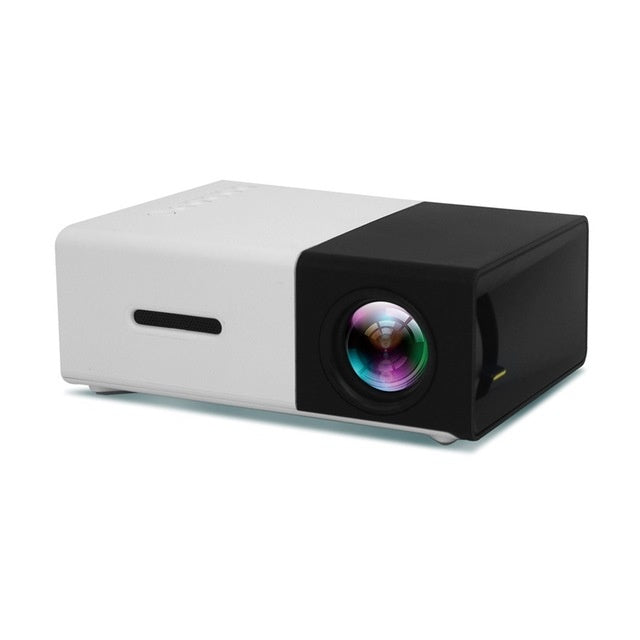 JMT-299786 1080P LED Mini High-Definition Projector with Portable Design and Built-in Speaker