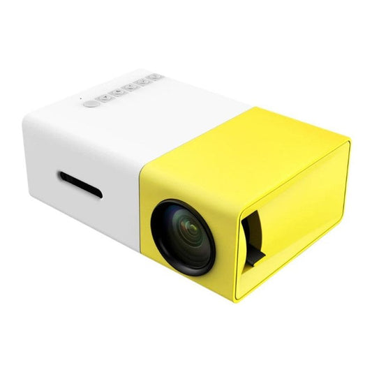 JMT-299786 1080P LED Mini High-Definition Projector with Portable Design and Built-in Speaker