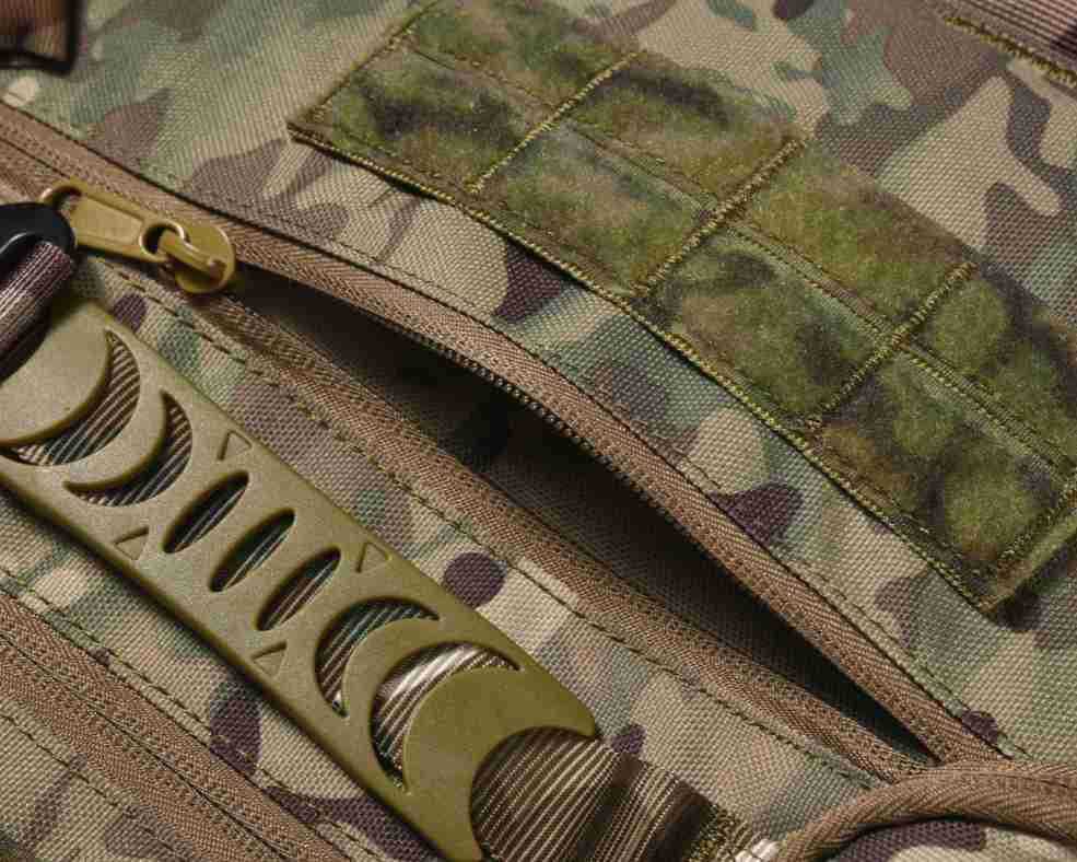 JMT-299786 Tactical Dog Vest for Medium to Large Dogs - Quick Release Chest Strap with Collar and Traction Rope Set