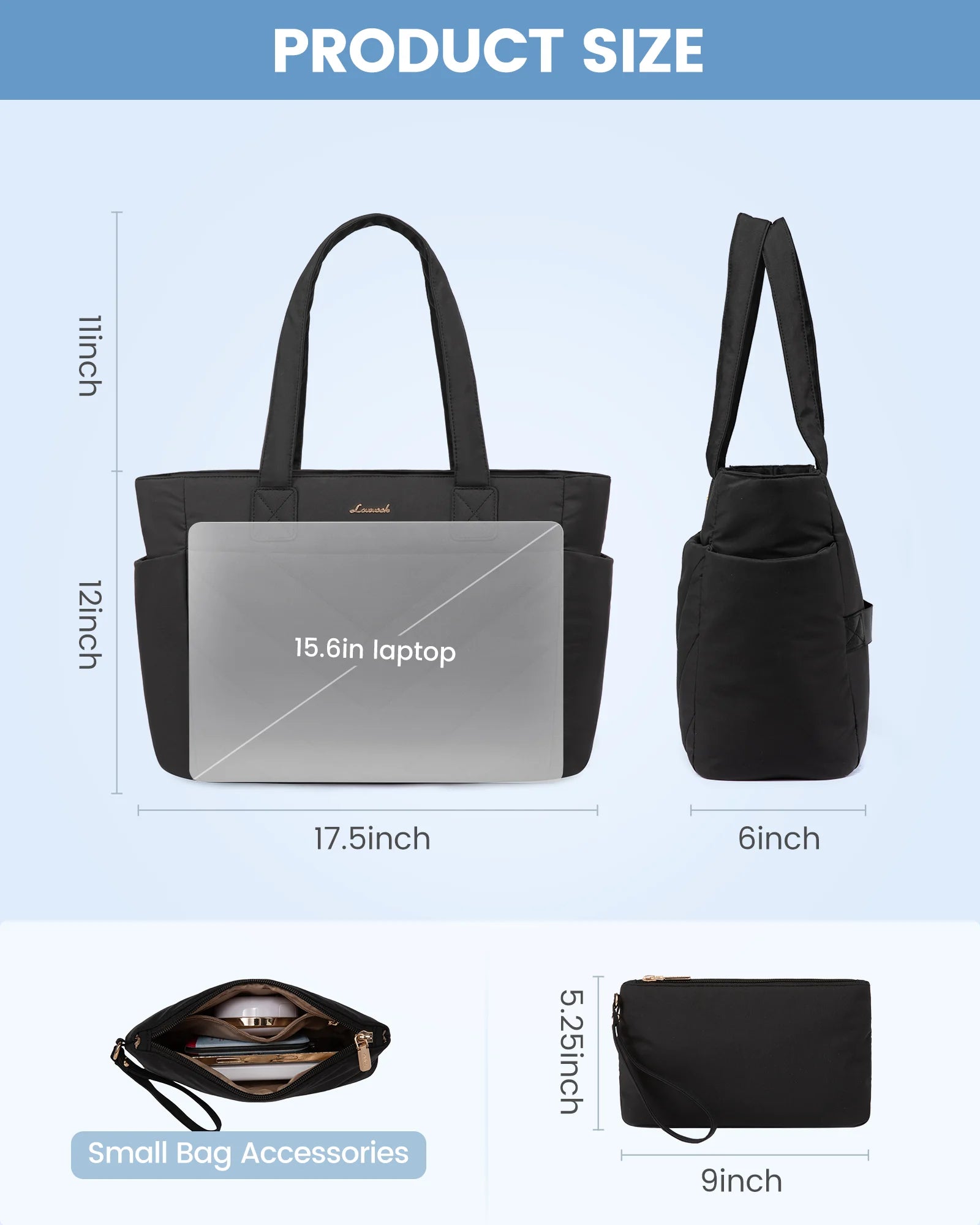 JMT-300426 Spacious Laptop Tote Backpack with Dedicated Compartment for 17-inch Devices