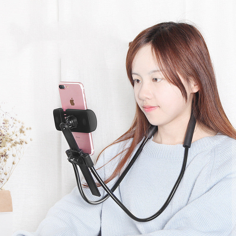 JMT-300618 Neck Hanging Lazy Phone Holder for Comfortable Viewing of Devices Under 6.3 Inches