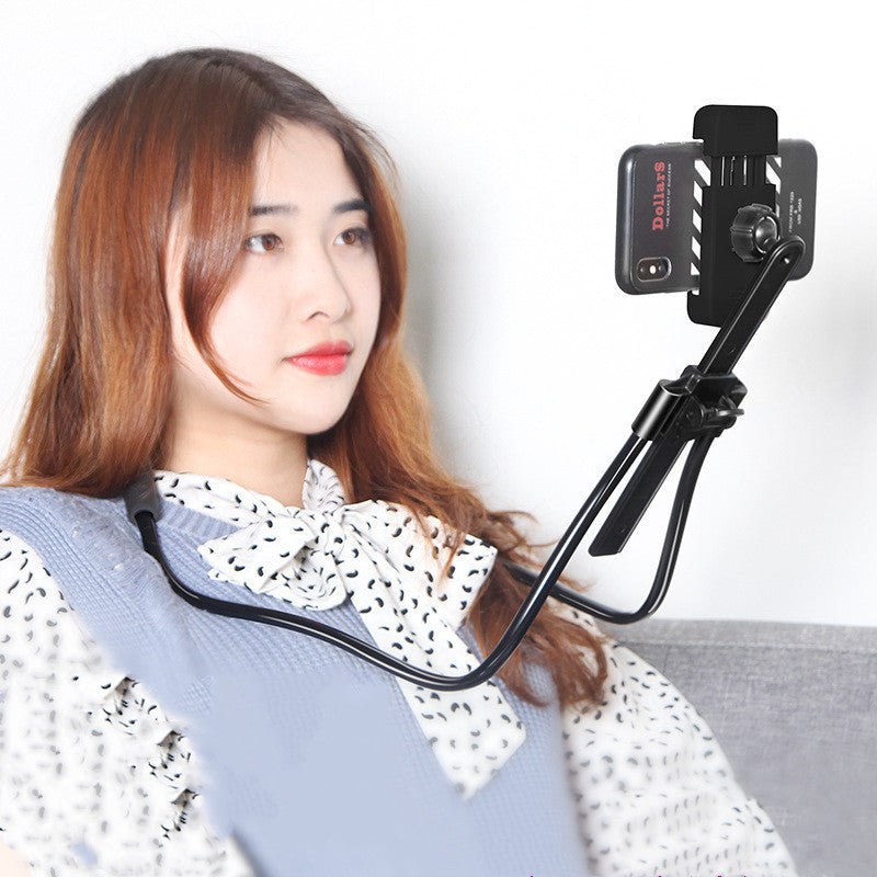 JMT-300618 Neck Hanging Lazy Phone Holder for Comfortable Viewing of Devices Under 6.3 Inches