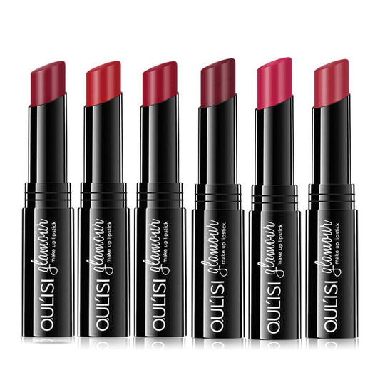 JMT-300874 Nourishing Moisturizing Lipstick - Discoloration Resistant in Retro Red, Aunt Red, Cut Male Color, and Grapefruit Color
