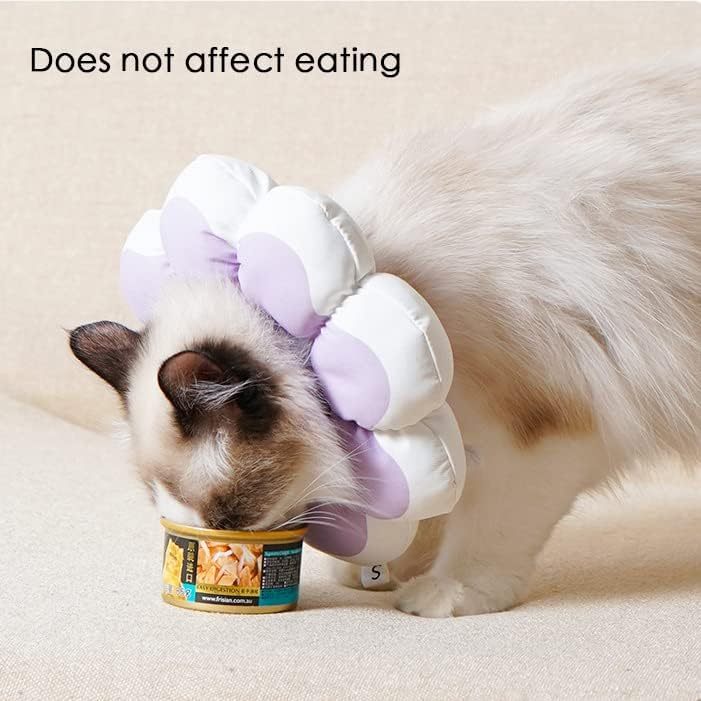JMT-301258 Soft and Breathable Cat Recovery Cone Collar for Post-Surgery Comfort