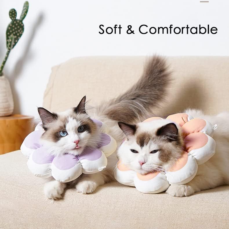 JMT-301258 Soft and Breathable Cat Recovery Cone Collar for Post-Surgery Comfort